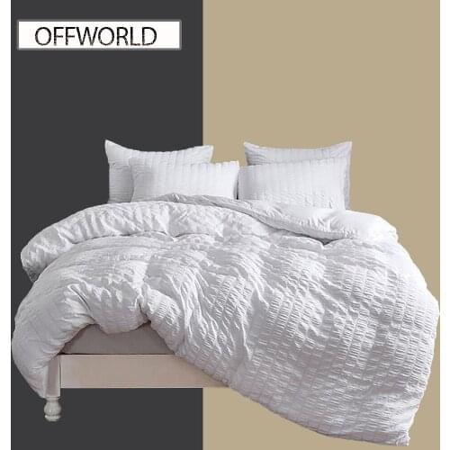 OFFWORLD Microfiber Bedding On Bed