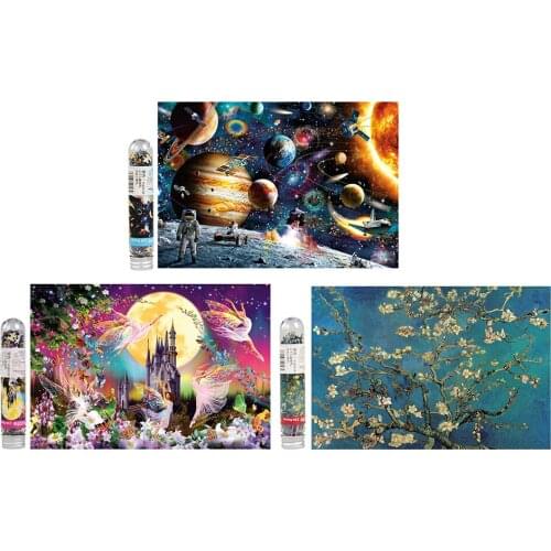 DIY Jigsaw Puzzles Assembling Picture Space Tree Puzzle Castle Puzzle Educational Toy Perfect Gift For Children Adults GIFT