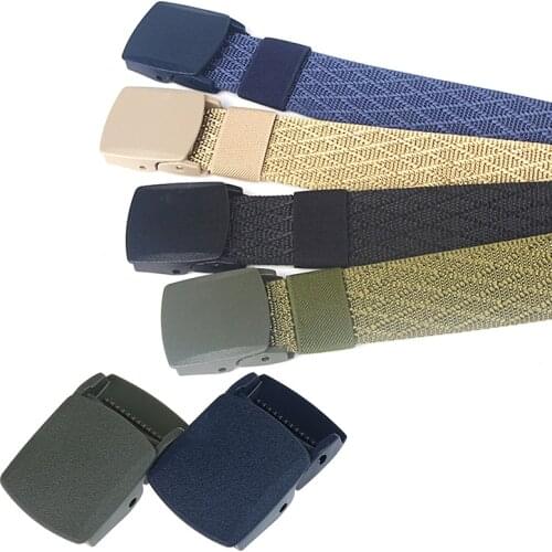 32mm Plastic Belt Buckle For Mens Belt Canvas Belt Cosplay Military Adjustable Tied Nylon Webbing DIY Accessories
