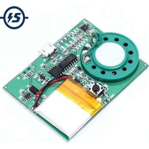 Programmable Logic Controller Voice Chip Music Board For Greeting Card 4M Key Control Recordable DIY Holiday Gifts 4.2V 8ohm 1W