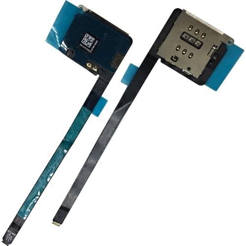 Sim card reader slot tray holder connector Flex Cable For Apple iPad Pro 12.9 inch A1670 socket plug