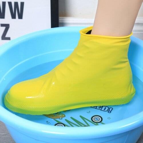 Boots Waterproof Shoe Cover Silicone Material Unisex Shoes Protectors Rain Boots for Indoor Outdoor Rainy Days Reusable
