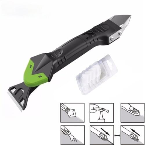 Silicone Remover Scraper Caulk Finisher Sealant Smooth Scraper Grout Kit Tool with Seam Tape Plastic Hand Tools Set Accessories