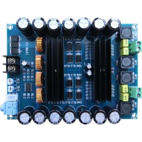 Quality XH-M641 TPA3116D2 DC12V 24V 150W X 2 Audio Digital High Power 2 Channels Car Amplifier with Boost Board G2-010