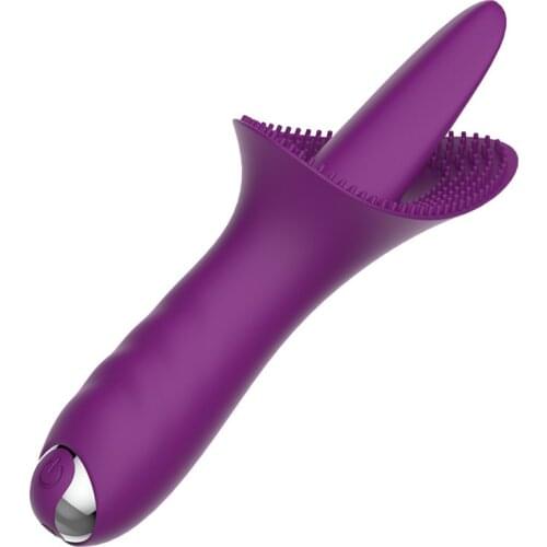 Oral Tongue Licking Vibrator Clitoris Stimulate Brush 10 Speed G-spot Massage Vagina Vibrating Sex Toys For Women Masturbator