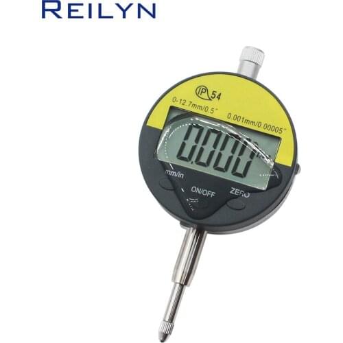 Water-proof display dial Indicator 0-0.5inch 0.01mm 0.001mm LCD electronic digital dial indicator dial gauge centigrade gauge