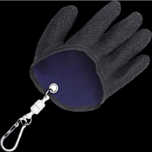 WALK FISH 1PCS Fishing Catching Glove Not Wet Hands Non-slip Quick Drying Anti-cut Wear-resistance Outdoor Fishing Glove