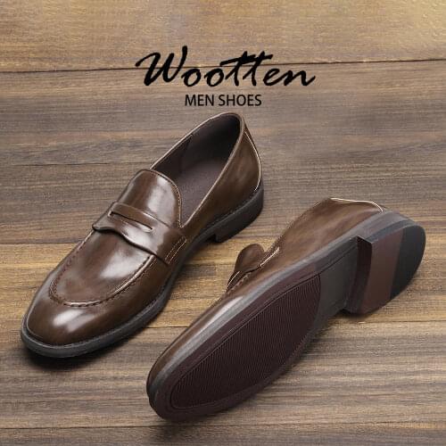 Mens Leather Shoes Wootten China