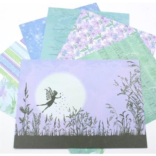 YPP CRAFT 14pcs Single-side Printed Background paper creative papercraft art paper handmade scrapbooking kit set books