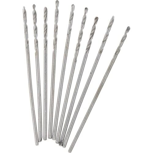 0.8mm Drill Bits High Precision HSS Twist Drill For Iron Wood Plastic 10pcs