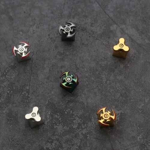 1PCS Metal Spinning Top Personalized Keycap Cherry Kailh Cross Switch Universal a Single Keycaps For Mechanical Keyboard
