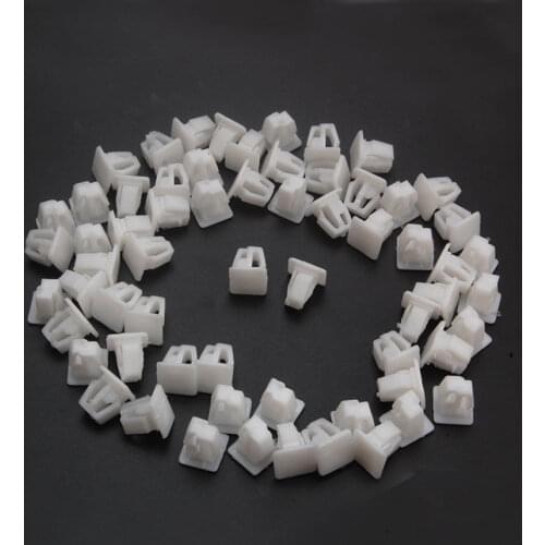 15pcs 14x19x10mm Rocker Moulding Nylon Fastener Clips 87758-35000 fit Fit Hyundai Accent Santa Fe Tiburon 1995-2015