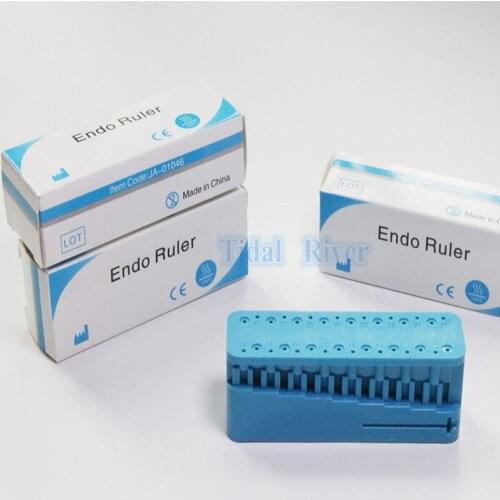 3/Pcs Dental Lab Endo Measuring Block Autoclavable Endodontic Block Root Canal Measuremen Files Ruler Dentist Instrument