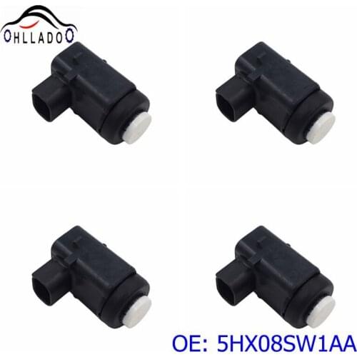 4PCS HLLADO Car Ultrasonic Sensor 5HX08SW1AA PDC Parking Distance Control Sensor For J eep C ommander 5HX08SW1AA 0263003395