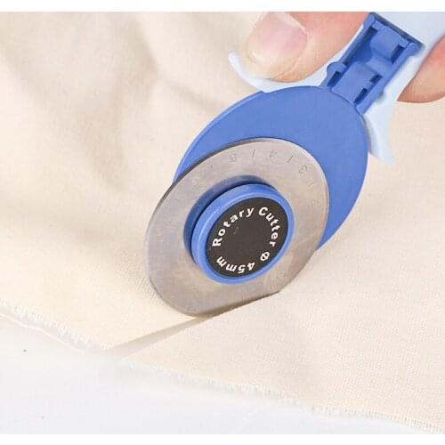 45mm/28mm Rotary Cutter Set Blades Fabric Circular Quilting Cutting Patchwork Leather craft Sewing Tool Leather Cutter