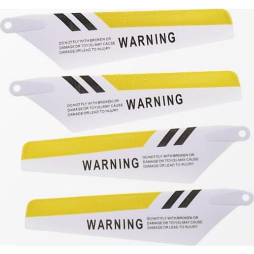 Wholesale Price 60pcs=30A+30B Yellow Main Blades Propellers Props Syma S107 S107G For R/C Mini Helicopter Rc Spare Parts