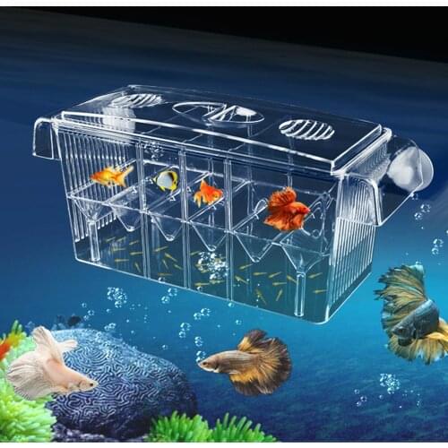 Fish Hatchery Box Acrylic Breeding Isolation Double Layer Fish Tank High-Transparent Self-Floating Multi-Function Aquarium Box