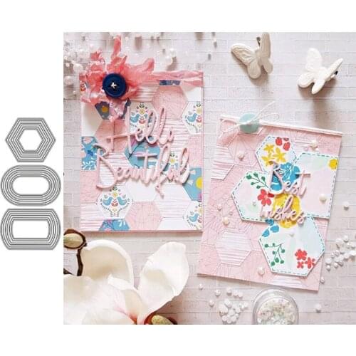 Deguang 2020 metal cutting die set die scrapbook embossing paper process album card punching art multi purpose label framework