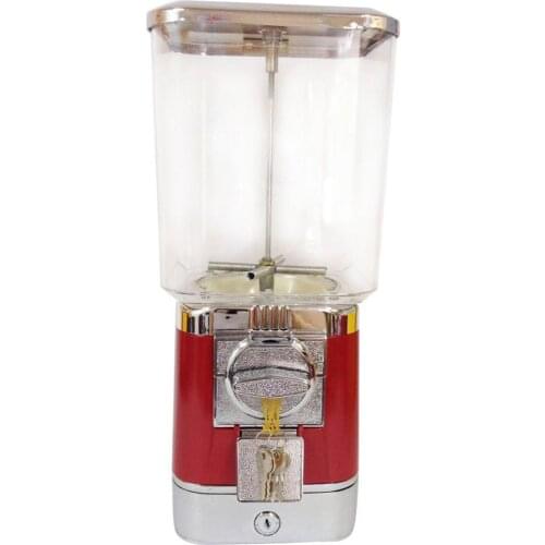 Capsule toy candy dispenser vending machine gum ball rubber bouncy ball vending machine with coin box