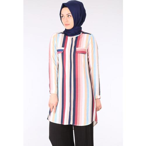 Crew Neck Hijab Tunik 2021 Summer Spring Muslim Clothing Women 'S Scarves Islamic Hijab For Muslim Women Tunik