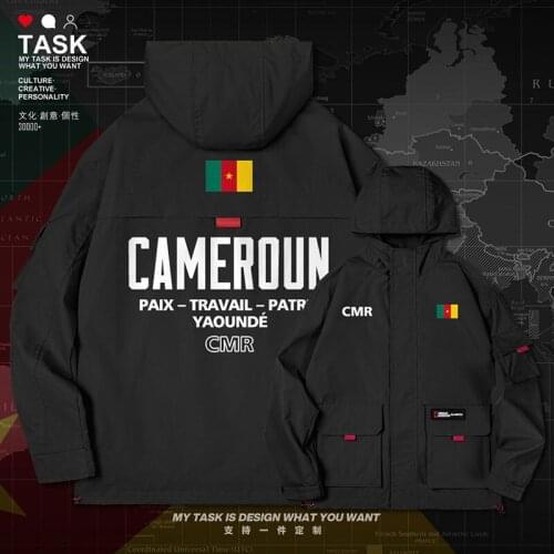 Cameroon CMR men jacket hooded nation flag coat streetwear for men windbreaker long sleeve jackets clothing top clothes autumn