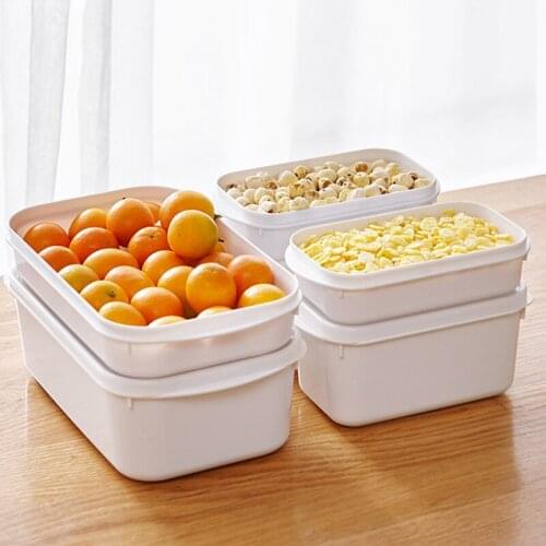 350/700/800/1600Ml Kitchen Storage Box Organizer Special Sealed Box Food Containers Freezer Seal Bin Jar Kitchen Supplies