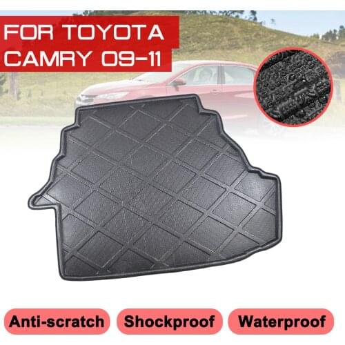 Floor Mats Car Rear Trunk Boot Mat Waterproof Anti Mud Tray Cargo Liner Carpet For Toyota Camry 2009 2010 2011