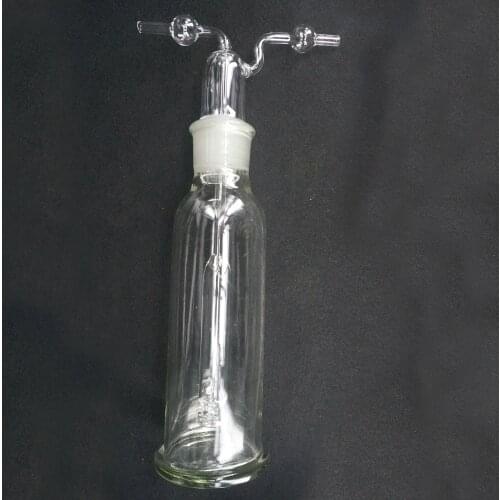 Lab 500ml Glass Gas Washing Bottle Multihole Glassware Chemical Instruments