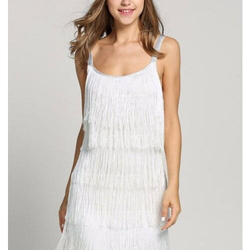 Summer Dress Women Tassel Sleeveless Dress Strap Women Dresses Woman Party Night Plus Size Dress 3XL For Women Elegant Vestidos