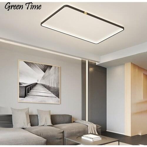 Minimalist Home Light Led Chandeliers For Living room Bedroom Dining room Kitchen Indoor Lighting Chandelier Black Lamp Fixtures