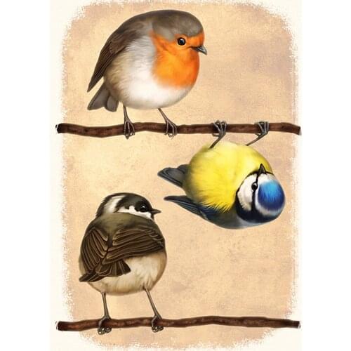 Animal Bird DIY 11CT Cross Stitch Embroidery Kits Needlework Craft Set Printed Canvas Cotton Thread Home Decoration Dropshipping