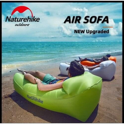 Naturehike Inflatable Sofa Outdoor Portable Air Sofa Lamzac Sun Inflatable Lounger Blow Up Chair Lazy Bag Banana Air Bed Beanbag