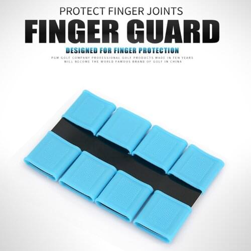 Golf Finger Support Supplies Non-Skid Brace Splint Case Safety And Protection 8Pcs/Set Silicone Finger Support Protector
