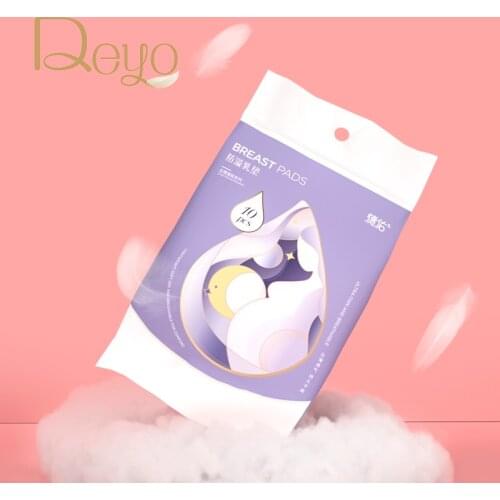 Deyo Nursing Breast Pads Disposable Fabric Non-washable Soft Breastfeeding Breathable Super Absorbency Anti-overflow Cushion