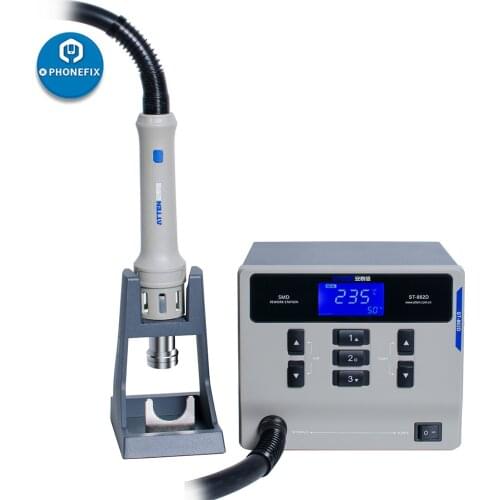 ATTEN St-862D 1000W Hot Air Gun BGA Rework Station Lead-free Digital Display Soldering Station Phone PCB Chip Soldering Repair