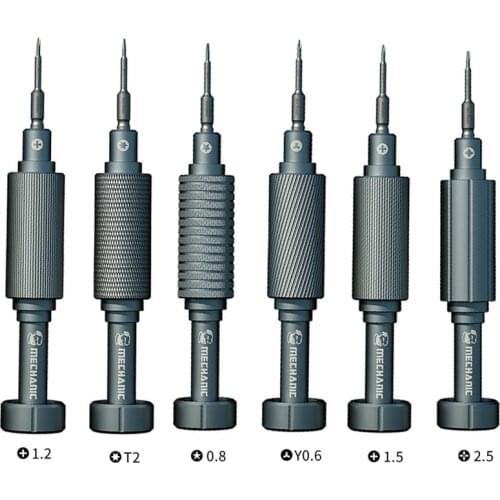 MECHANIC iShell Precision Magnetic Screwdriver Y0.6 Pentalobe 0.8 for iPhone Android Mobile Phone Watch Repair Opening Tools