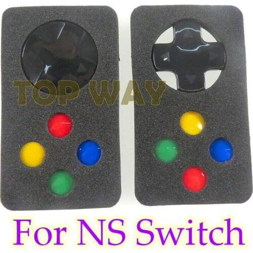 1set JoyCon DIY Colorful ABXY Directions Keys Buttons for Nintend Switch NS NX Controller Joy-con Left Right Controller