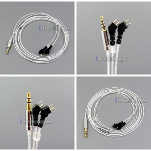 3.5mm 2.5mm Balanced Pure Silver Plated Earphone Cable For Etymotic ER4B ER4PT ER4S ER6I ER4 LN006193