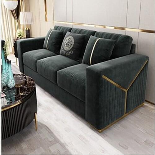 Louvre Italian Light Luxury Sofa Sales Office Postmodern Luxury Villa Club Beauty Salon Fabric Furniture Combination