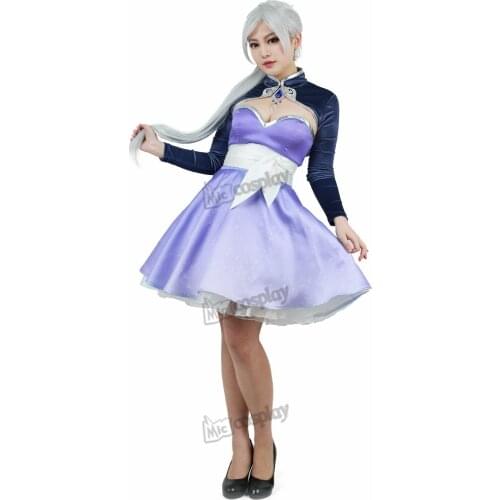 Weiss Schnee Cosplay Short Dress Costume