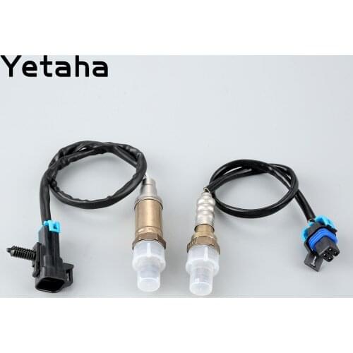 Yetaha 2Pcs/pair front rear Oxygen sensor 2344112 2344018 SG272 for Chevrolet GMC Sierra Yukon Car Sensor Durable Auto Parts