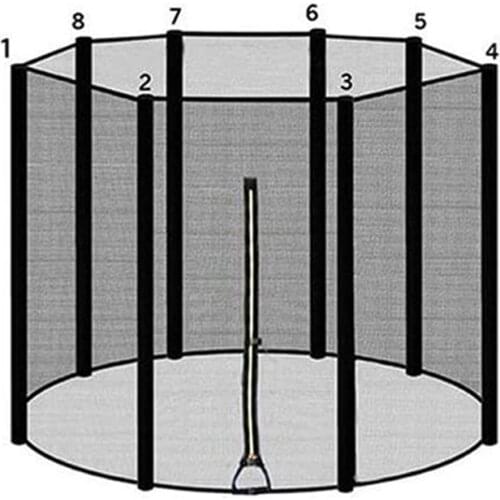 Trampoline Enclosure Durable Safe Nylon Anti-fall High Quality Protection Net for Outdoor Children Injury Prevention