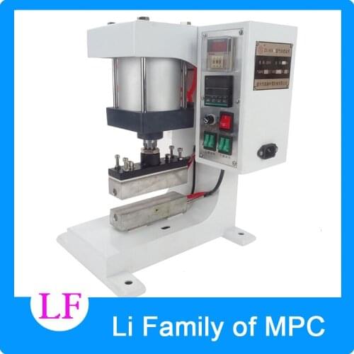 ZY-819G Pneumatic Hot Foil Stamping Machine Leather Logo Creasing Machine Pressure Words Machine Shoelace Flattening Machine
