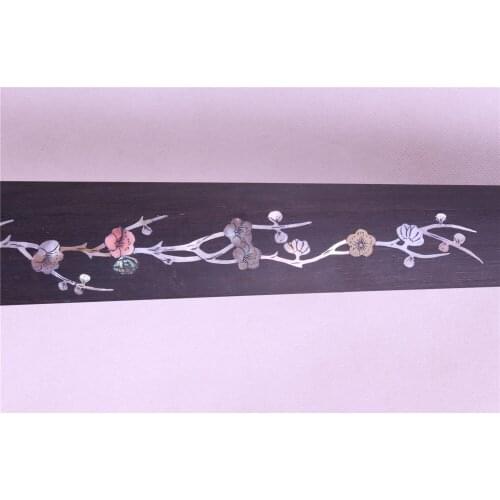 1 pcs 4/4 cello Ebony wood cello Fingerboard Pattern Inlaid