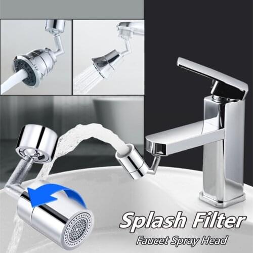 720 Degree Swivel Faucet Aerator Universal Splash Filter Faucet Spray Head Kitchen Tap Water Saving Nozzle Movable Brass Sprayer
