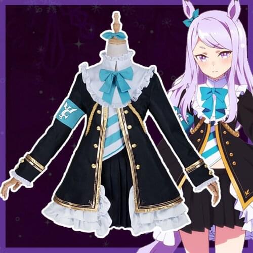 Anime Umamusume: Pretty Derby Season 2 Mejiro McQueen Lolita Dress Uniform Cosplay Costume Halloween Women Free Shipping 2021