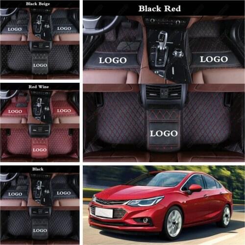 Car Floor Mats for Chevrolet Camaro Cruze Malibu Sail Spark Epica Cavalier Sonic Car Foot Mats Automobile Carpet Cover Floor Mat