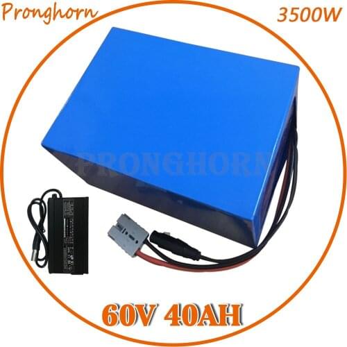Free Customs Tax 60V 40AH 3000W Electric Bike Battery 60V Lithium Battery pack 60V 40AH Electric Scooter Battery With 5A Charger