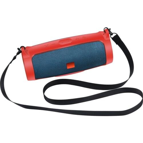 Silicone Case Travel Carrying For jbl charge 4 Bluetooth Speaker Accessories Mountaineering with Shoulder Strap Soft Portable
