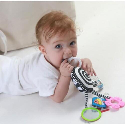 Baby Hanging Toys Stroller Bed Crib Rattles Plush Mobile Pendant Gifts Can Relieving the Discomfort Brought by Baby Teeth